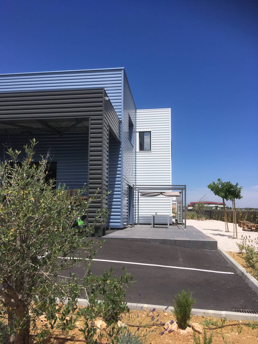 Cirrus Construction bâtiment activité Electic Motion Vendargues