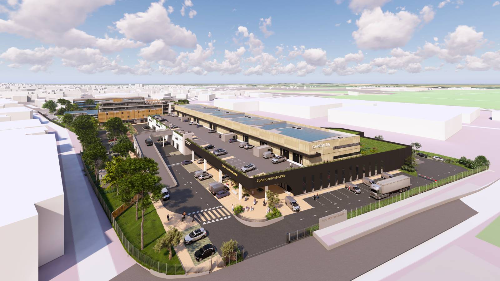 Cirrus Construction - Crédit Agricole Languedoc - Nîmes Parc Mas de Cheylon