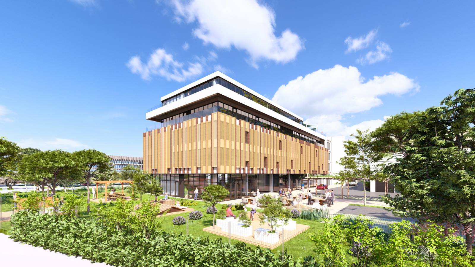 Cirrus Construction - Crédit Agricole Languedoc - Nîmes Parc Mas de Cheylon