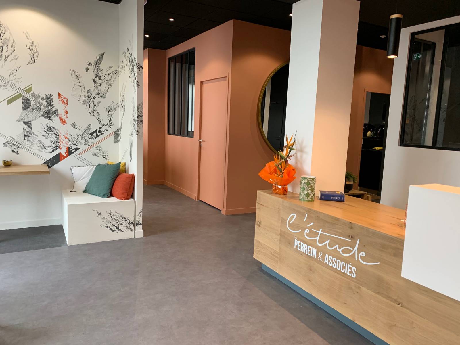 Cirrus Construction aménagement intérieur étude notarial Perrein & Associés Montpellier