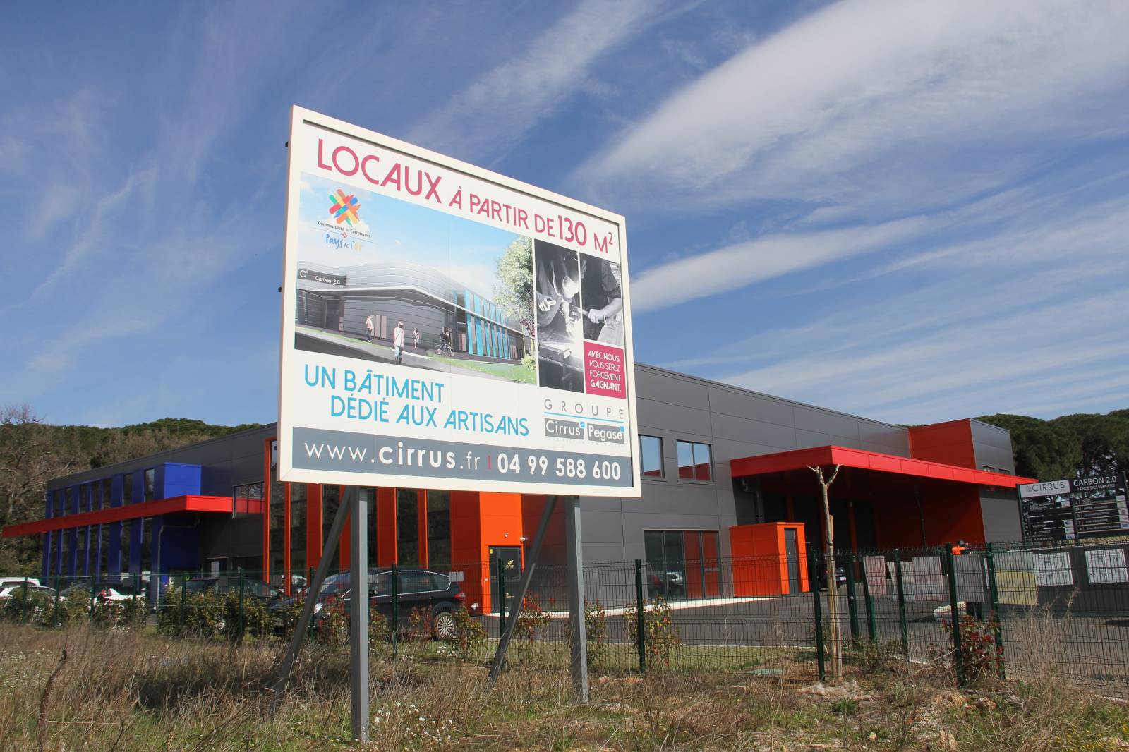 Cirrus Construction bâtiment d'activité Carbon 2.0 à Mudaison