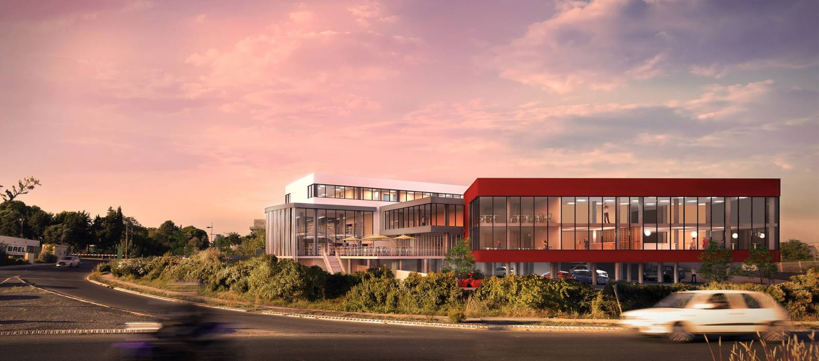 Cirrus Construction Corner bâtiment ZAC Garosud Montpellier