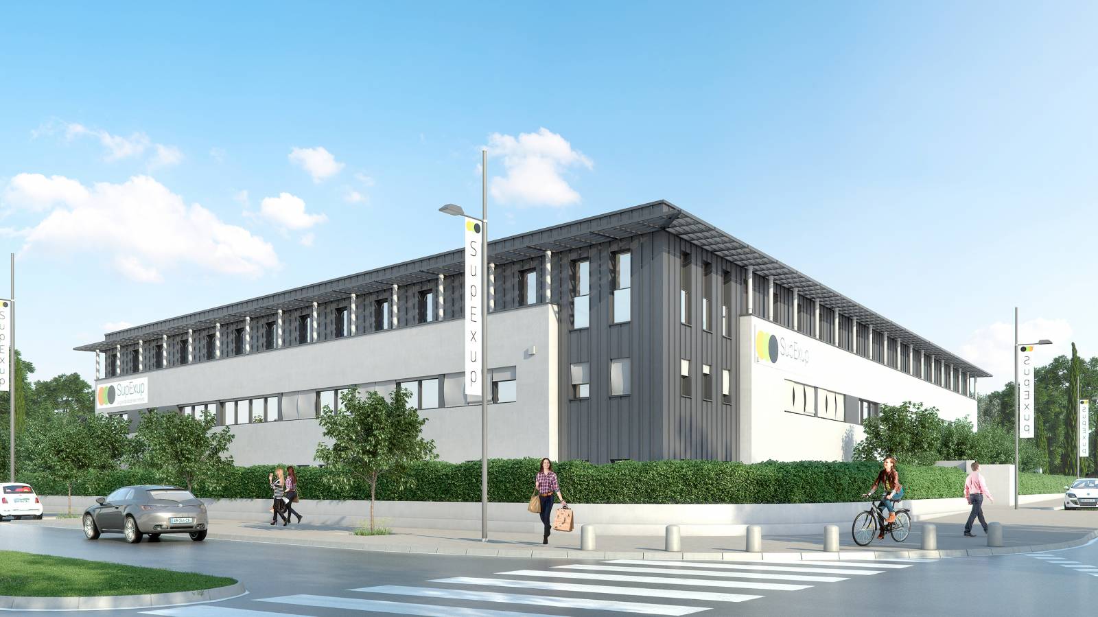 Cirrus Construction rénovation urbaine Campus des Métiers à Montpellier