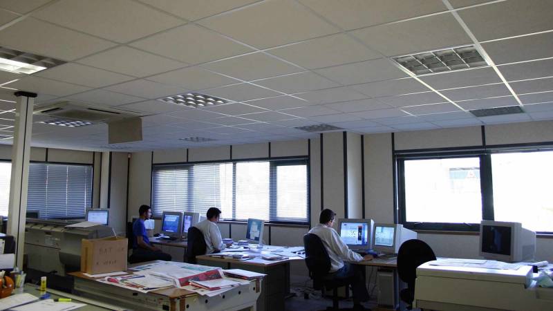 Cirrus Construction bâtiment administratif et imprimerie JF Impression à Montpellier